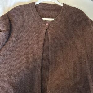 Daily drills single button short sleeve coco sweater